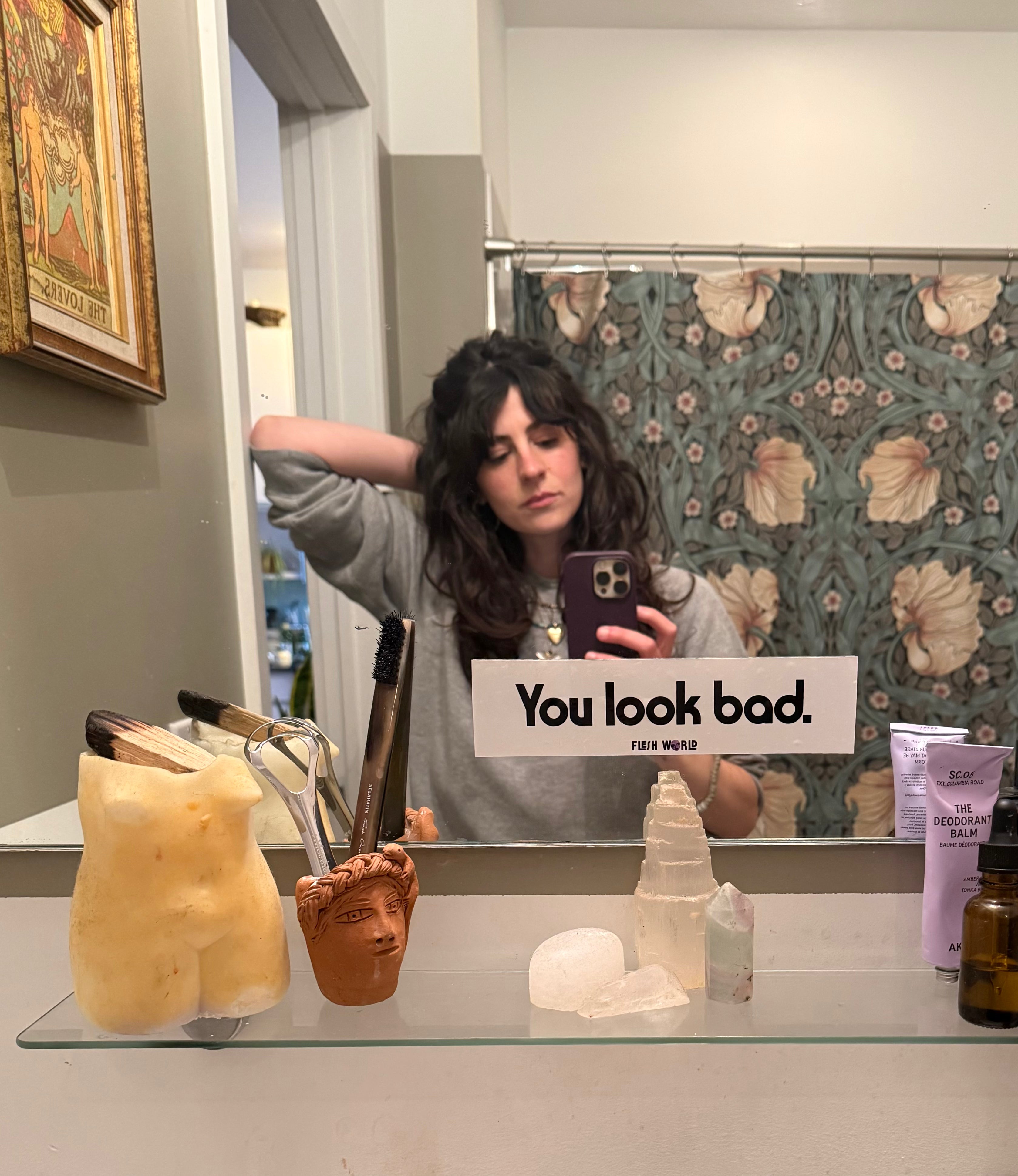 You look bad Mirror Cling